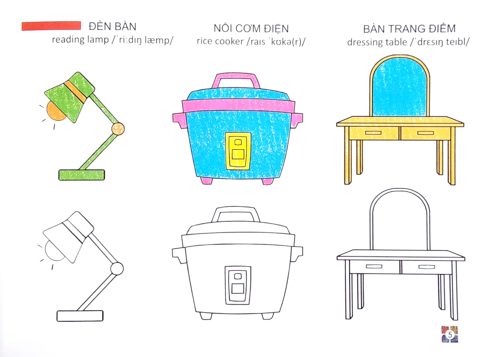 Bé Ơi! Tô Màu Thật Là Vui - Song Ngữ Việt - Anh - Tập 2
