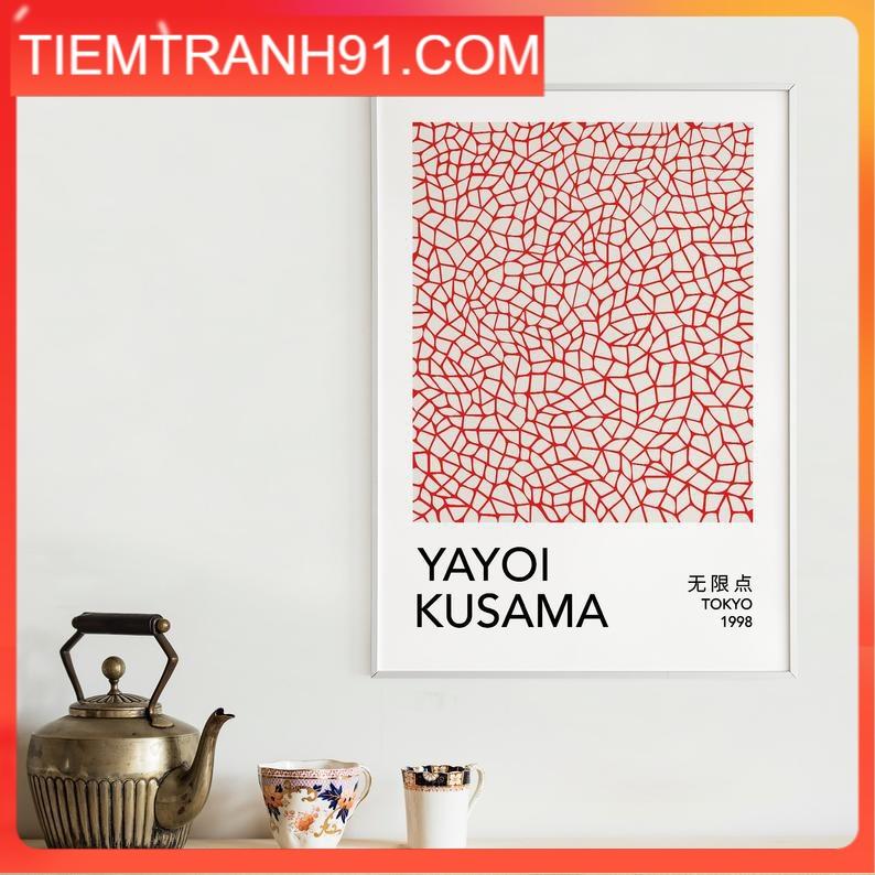 Tranh treo tường | Triễn lãm-Yayoi Kusama R.e.p.l.i.c.a Exhibition Poster 02