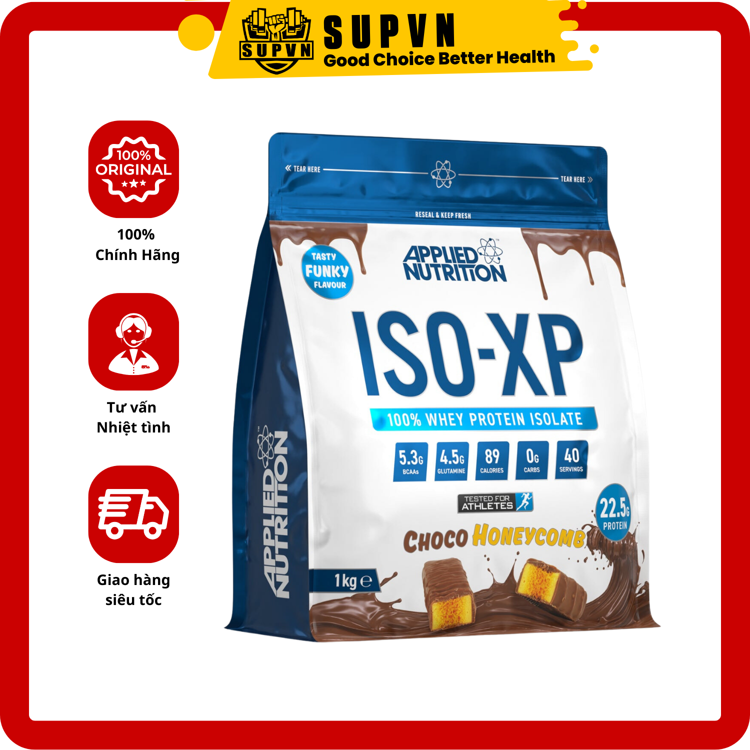 ISO XP Appliednutrition (1Kg) - Sữa bổ sung Protein Isolate Hỗ Trợ Tăng Cơ Giảm Mỡ