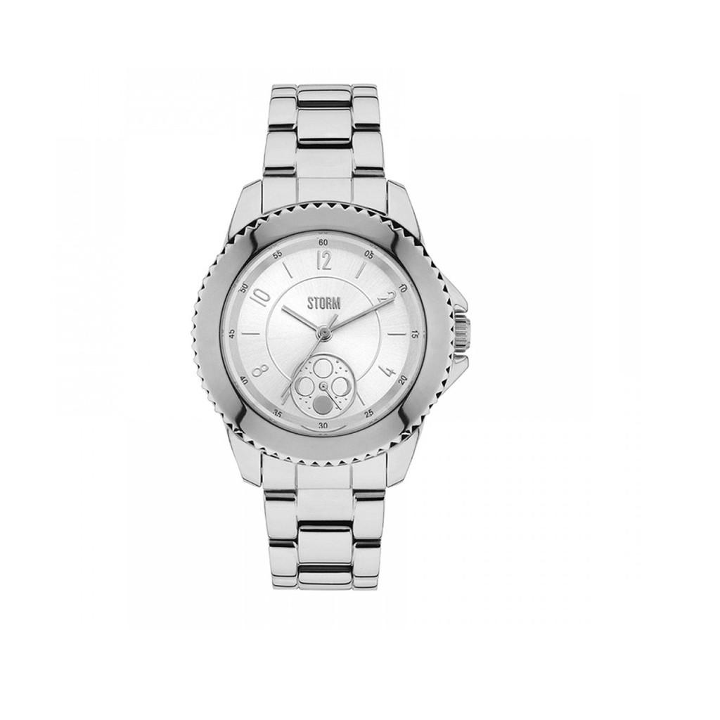 Đồng hồ đeo tay nữ hiệu Storm ZIRONA SILVER