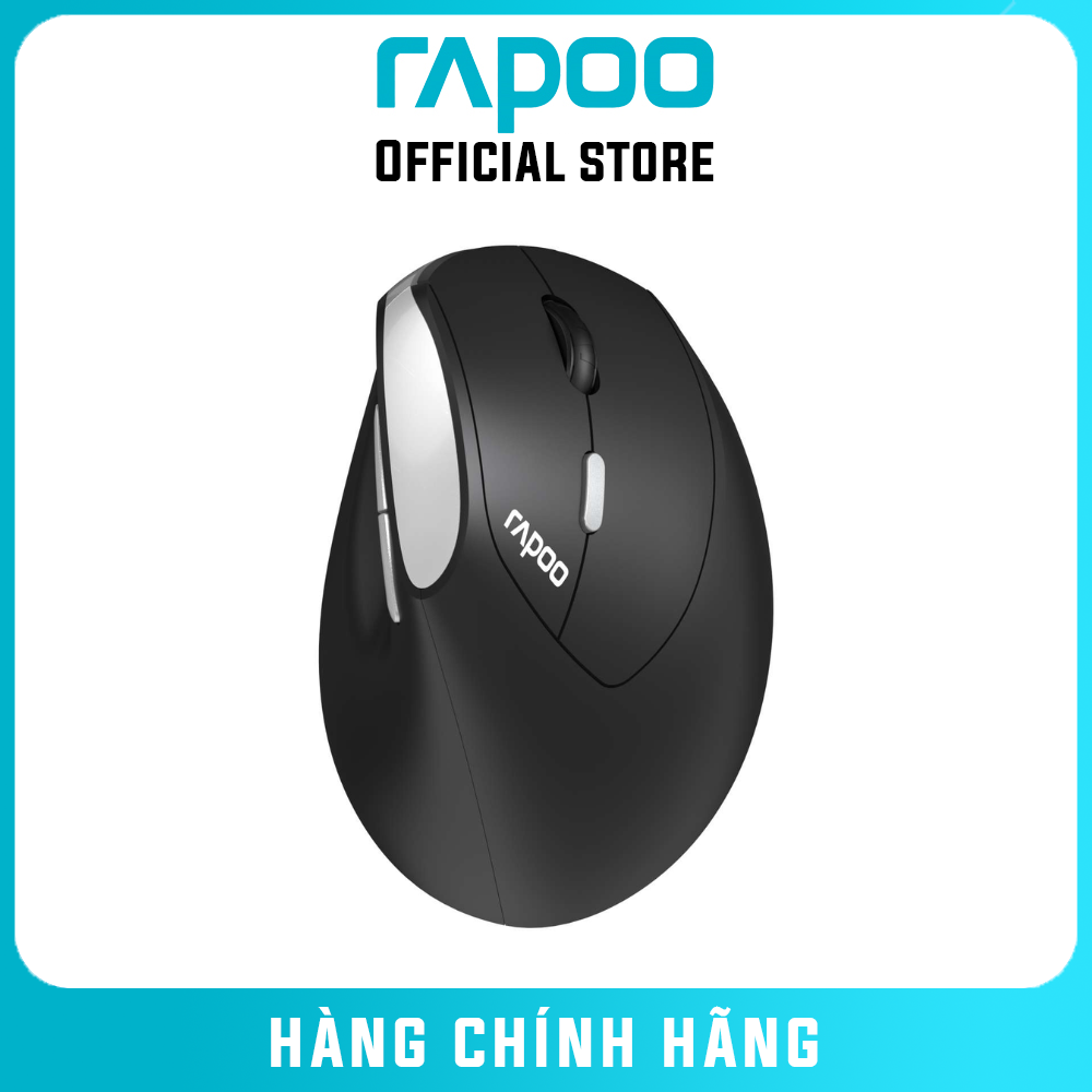 Chuột công thái học không dây Rapoo EV250 Ergonomic Mouse - Hàng Chính Hãng