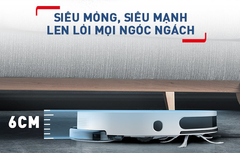 Máy hút bụi Tefal Robot RG7447WH - Trắng - Hàng chính hãng