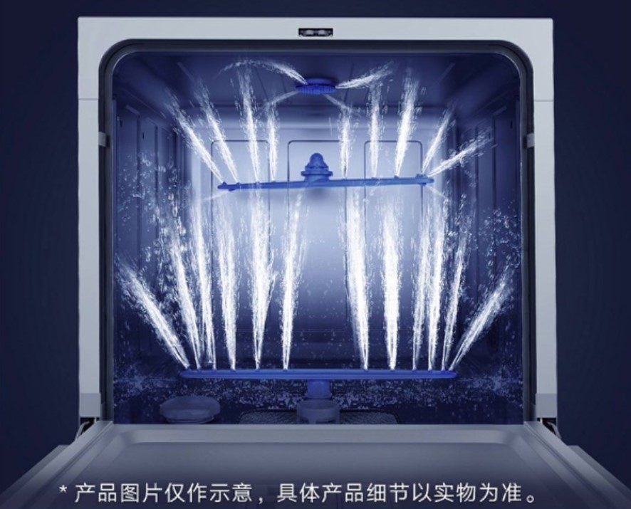 Máy Rửa Bát Xiaomi Mijia 8 Bộ – Khử Trùng 99,9%, Tiêu Thụ Nước Ít Hơn 85% Rửa Tay, Kết Nối App Thông Minh - Hàng Nhập Khẩu