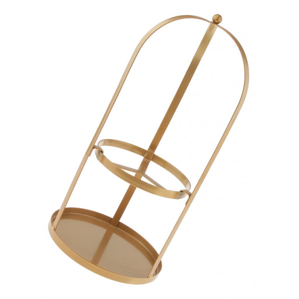 Beverage Dispenser Glass Jar Metal Stand For Restaurant Hotel Black