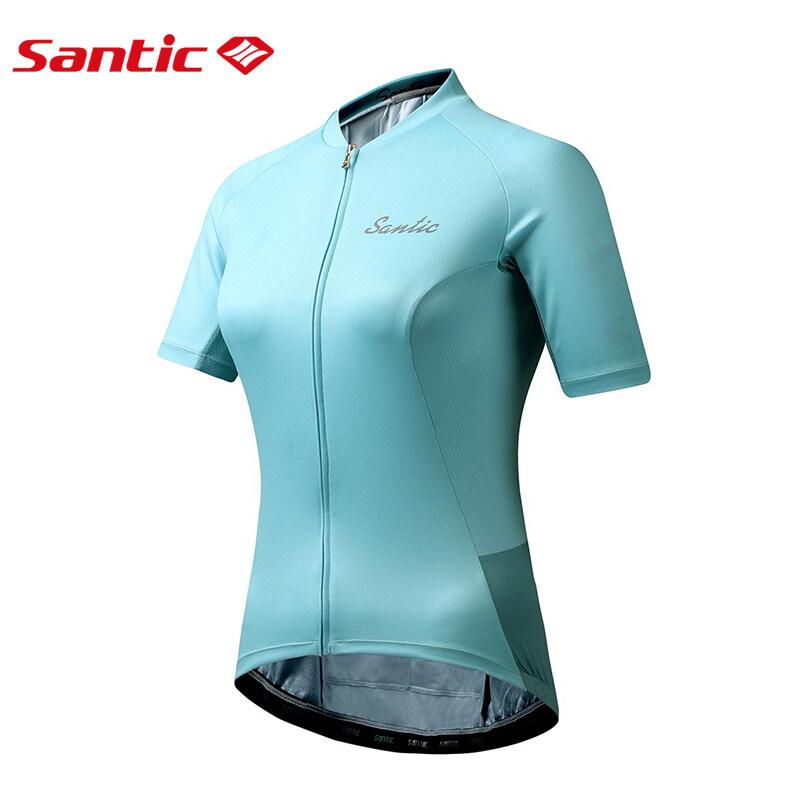 Người phụ nữ Santic đi xe đạp áo chuyên nghiệp dành cho phụ nữ ngoài trời xe đạp Jersey Jersey Xe đạp Top Short Sleeve Áo Color: K9L2081W Size: XXXL
