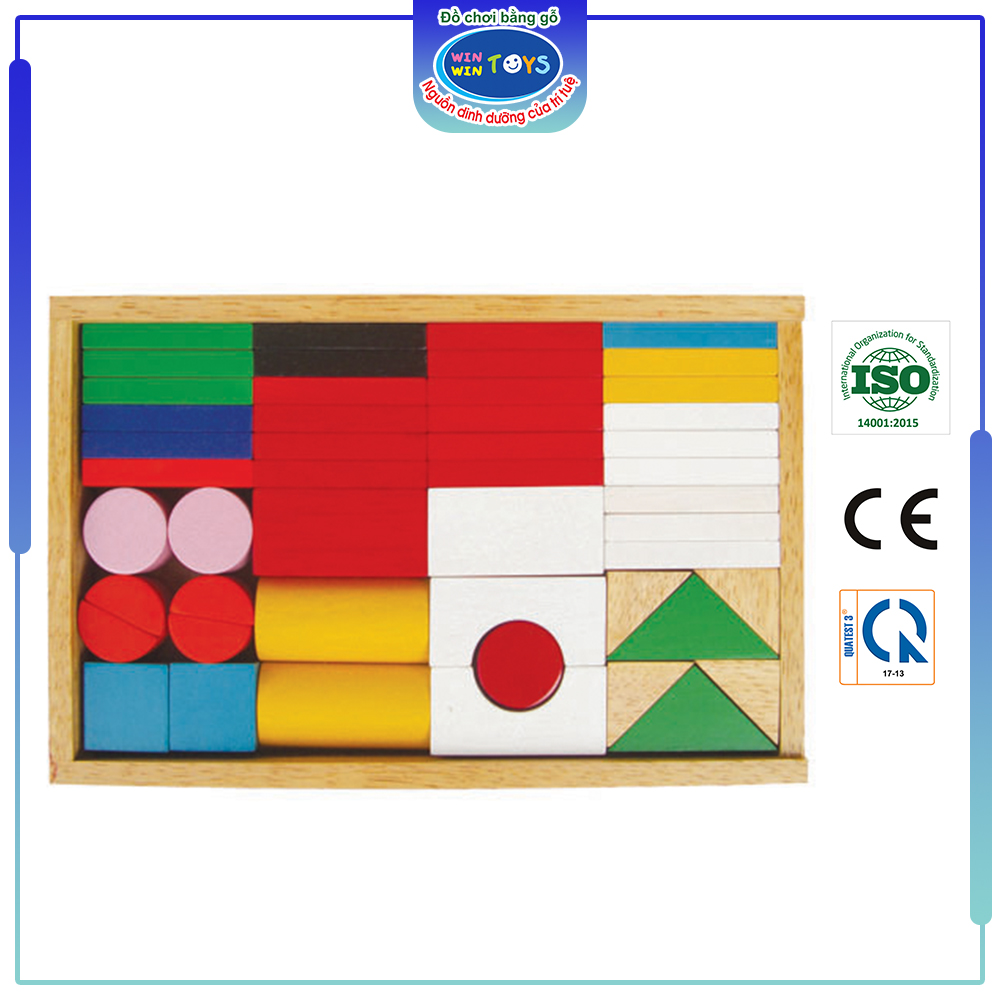 Đồ chơi gỗ Bộ cờ quốc gia | Winwintoys 68152 | Phát triển trí tuệ và màu sắc | Đạt tiêu chuẩn CE và TCVN