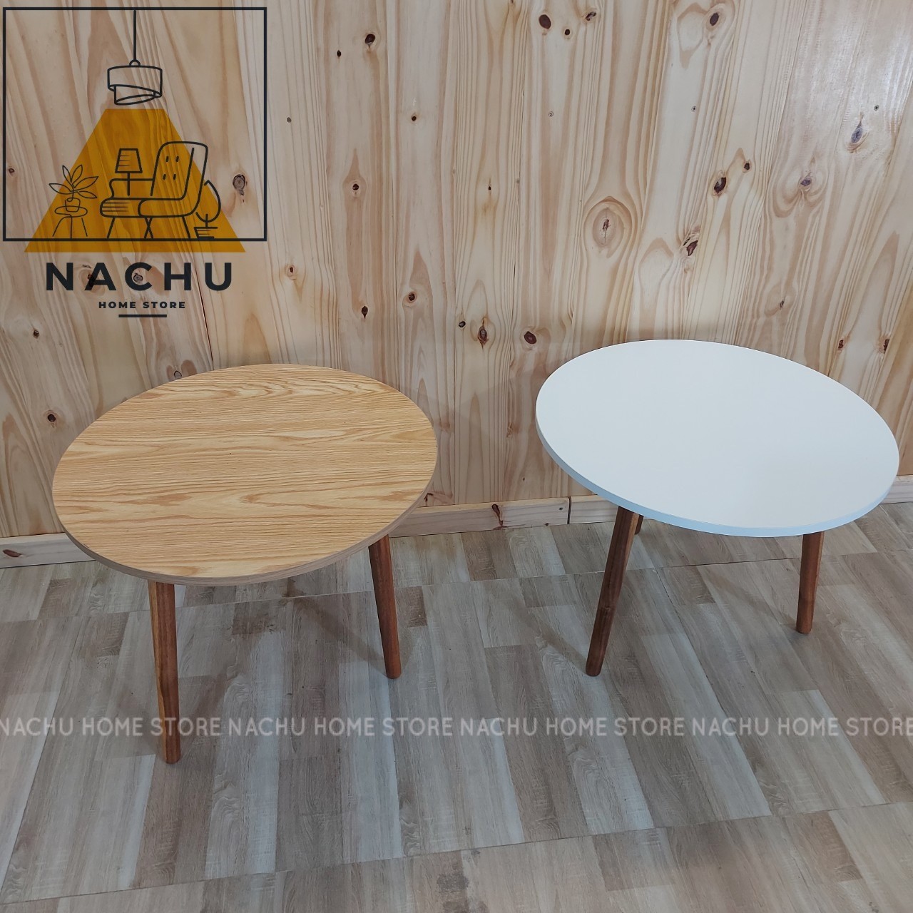 Bàn Sofa, Bàn Trà, Bàn Cafe Hiện Đại Tròn/Oval Nachu Home