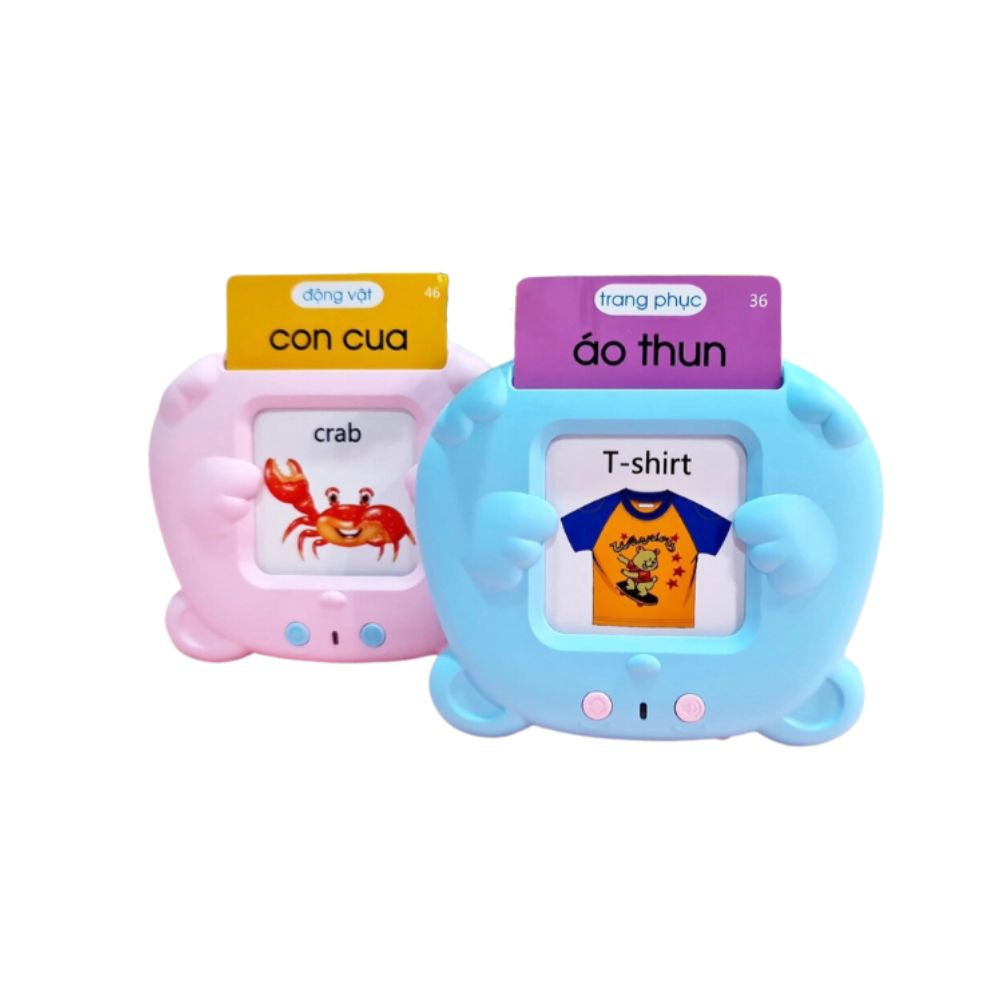 Máy đọc thẻ song ngữ Anh Việt cho bé