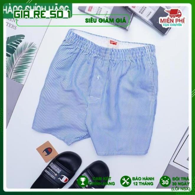 Quần short nam vải đũi chất lượng cao mềm mại thoáng mát không bai không xù