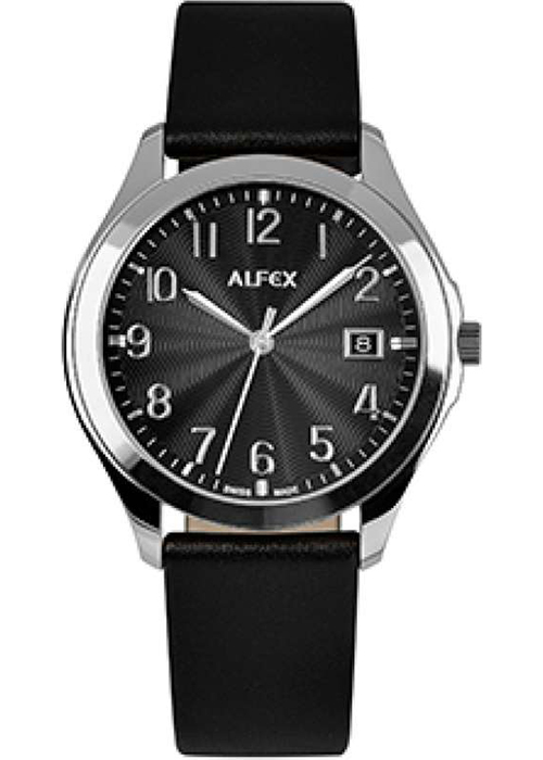 Đồng Hồ Nam Dây Da Kính Sapphire Alfex 5718/463 (40mm)