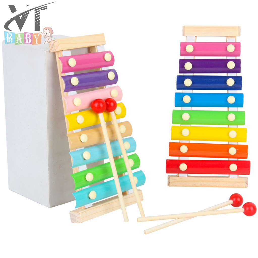 Đàn Gỗ Cao Cấp Xylophone  8 Âm Cho Bé