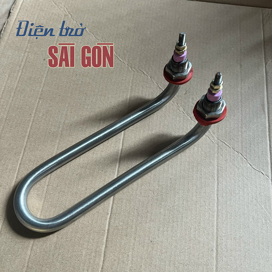 Điện Trở Chữ U Quỳ Inox 304 Đủ Loại Công Suất Điện ÁP 220V-380V