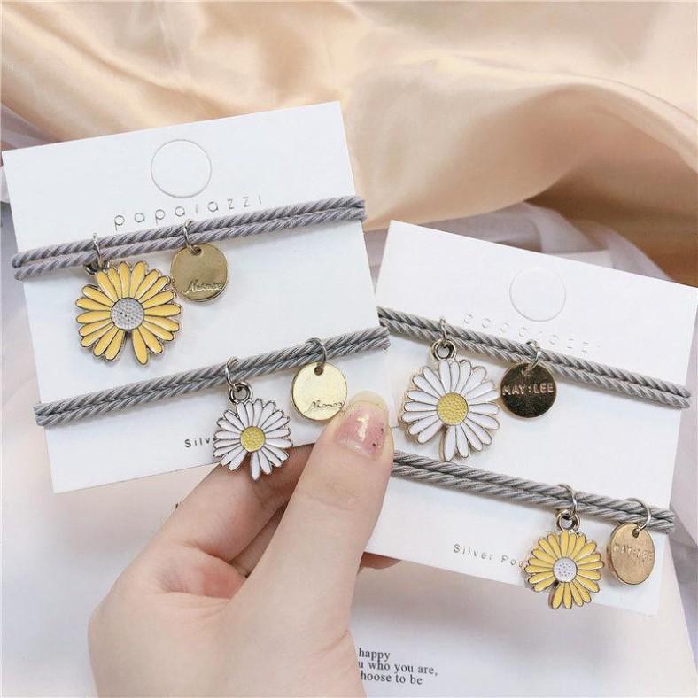 Chun Buộc Tóc Hoa Cúc Cao Cấp