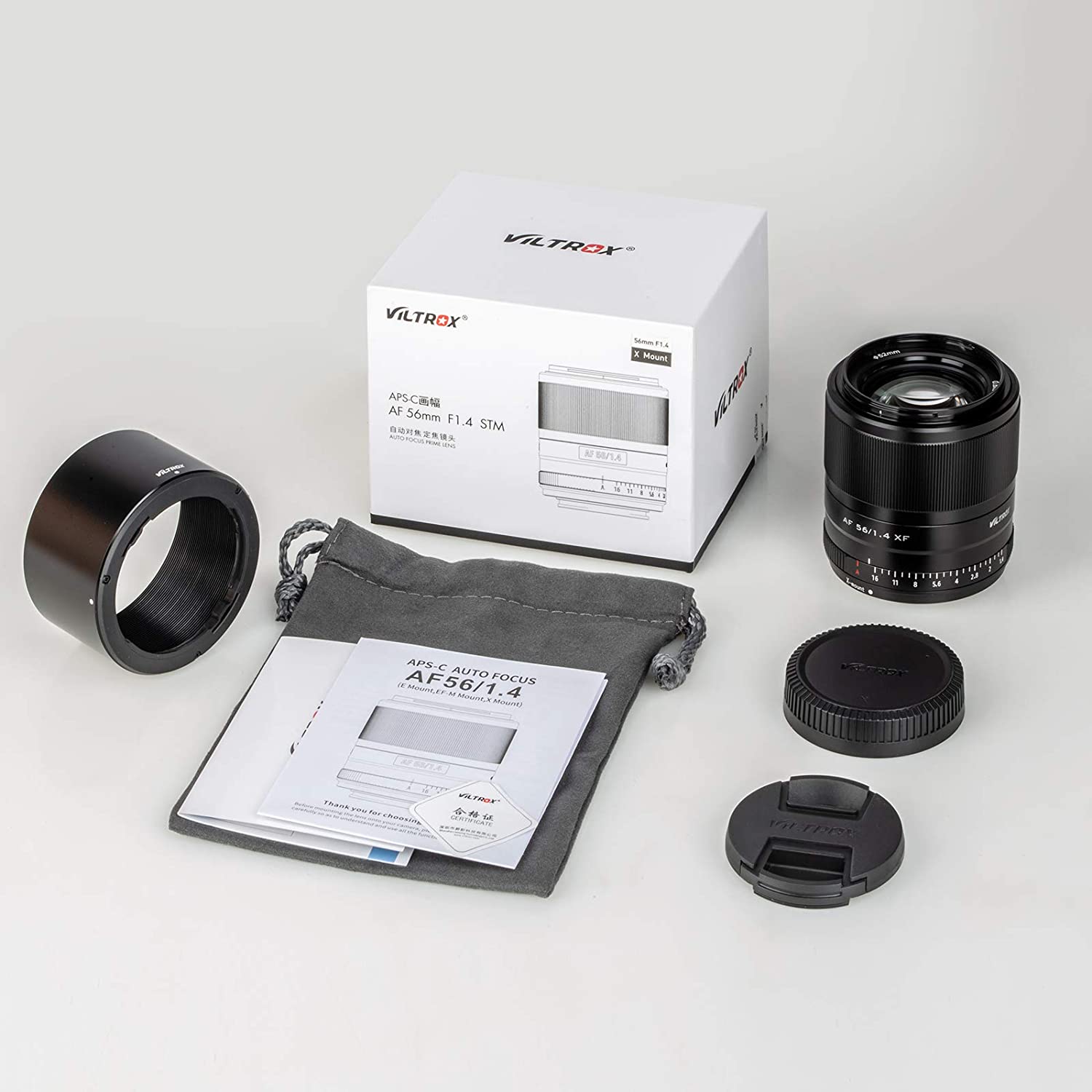 Ống kính Viltrox 56mm F1.4 Auto Focus cho Fujifilm Hàng Nhập Khẩu