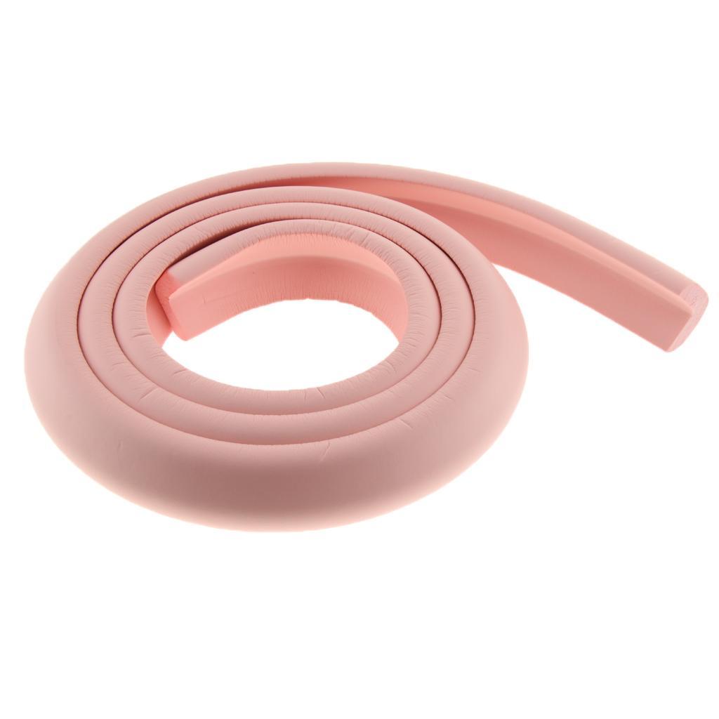2M Length Child Indoor L Shape Rubber Strap Edge Guard Baby Safety Corner Protection Cushion