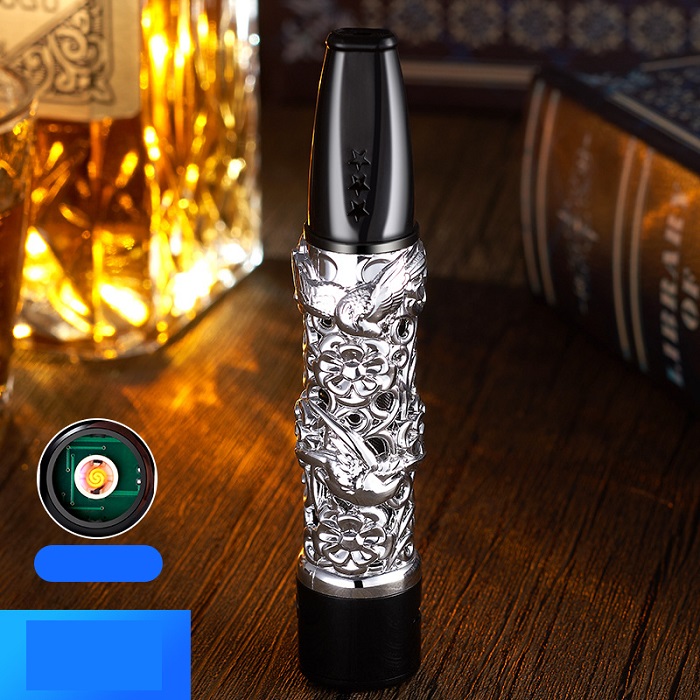 Gạt Tàn Thuốc Mini Cầm Tay Cao Cấp, Có Nắp Đậy, Chống Tràn, Dùng Trong Xe Hơi, Chơi Game Làm Việc