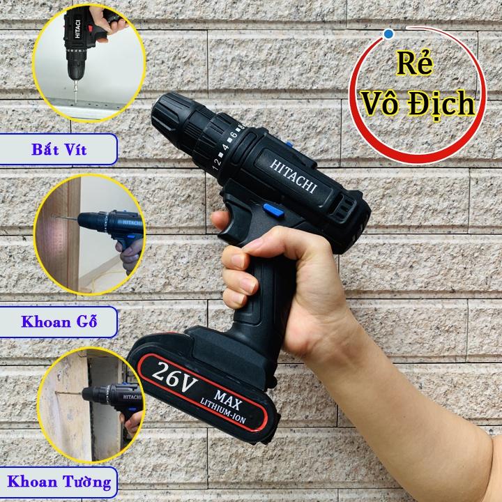 Khoan pin 26v Hitachi cao cấp