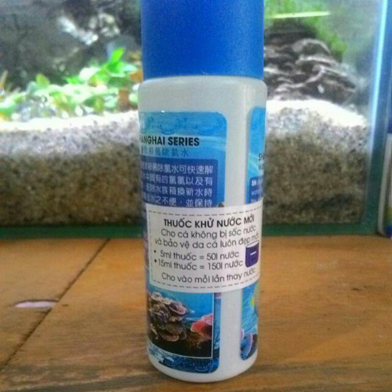 Dung dịch khử Clo cho nước mới hồ cá