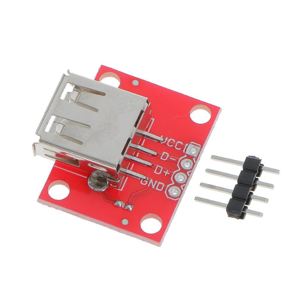 8-9pack USB Type A Female Connector Breakout Charging Charger Board Module 5V