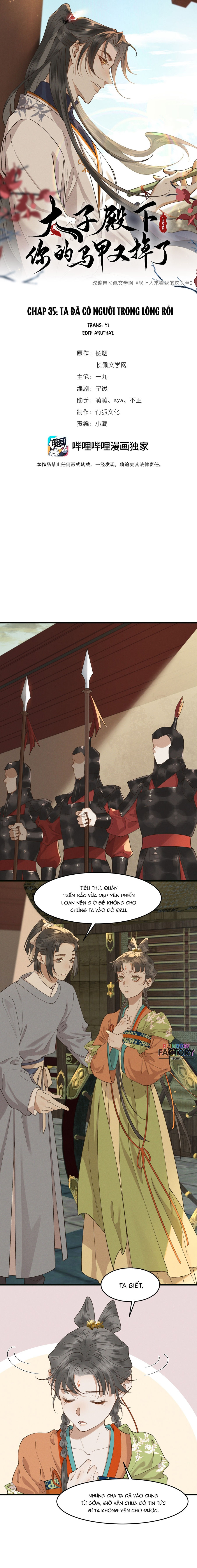 thái tử điện hạ, mã giáp của ngài lại rơi rồi chapter 35 1