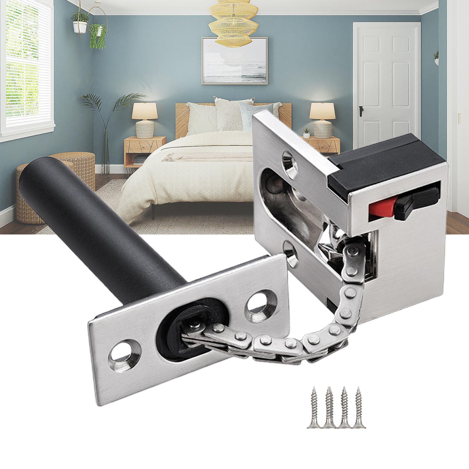 Door Chain Lock Gate Hardware Anti Stole Press Chain Lock Bolts Lock for Door