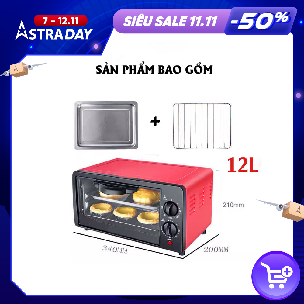 Lò Nướng Điện Đa Năng Công suất 800W Dùng Để Nướng Thịt, Nướng Bánh Mì Và Quay Thực Phẩm