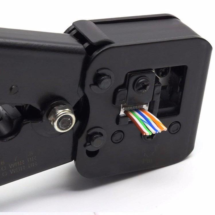 Kìm bấm hạt mạng xuyên thấu - Tặng kèm 10 hạt RJ45 xuyên thấu