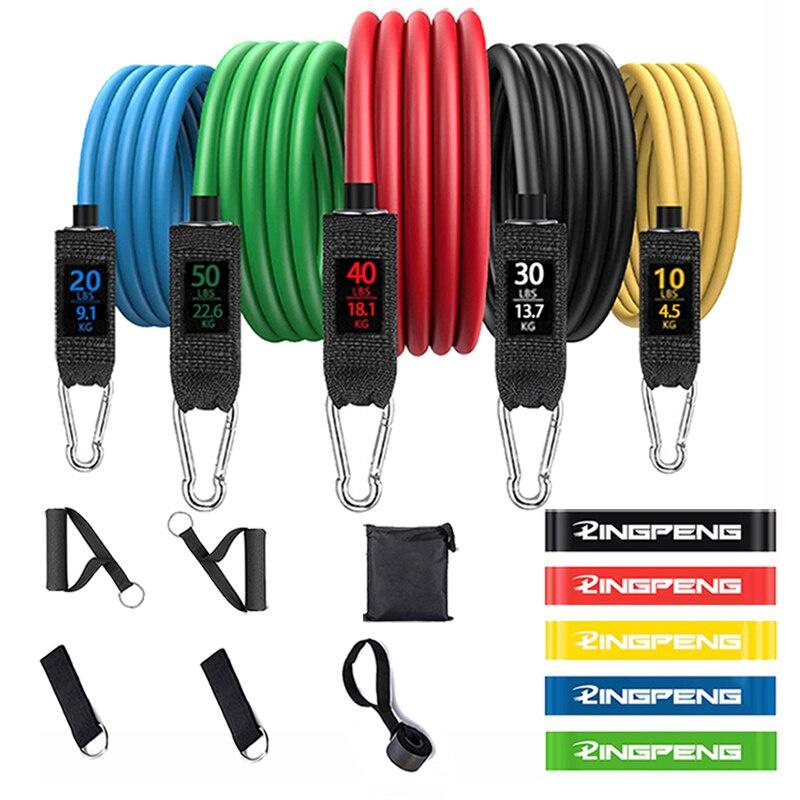 Fitness Pull Rope Yoga Rubber Band Elastic Belt Upgrade Training Belt Pilates Fitness Equipment Combination Gym Traction Rope
