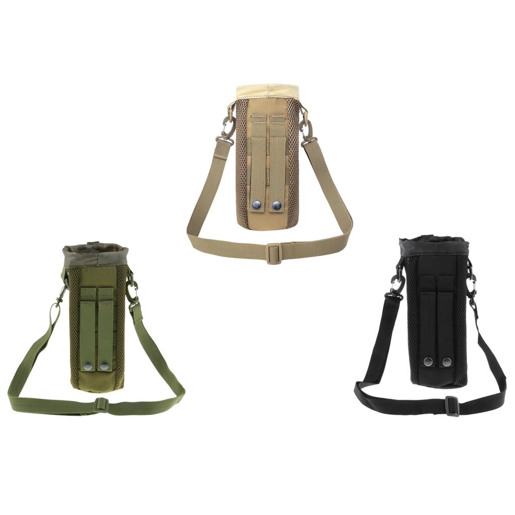 Outdoor Sport Molle Water Bottle Bag Pouch Holder Carrier Kettle Pack 750ml