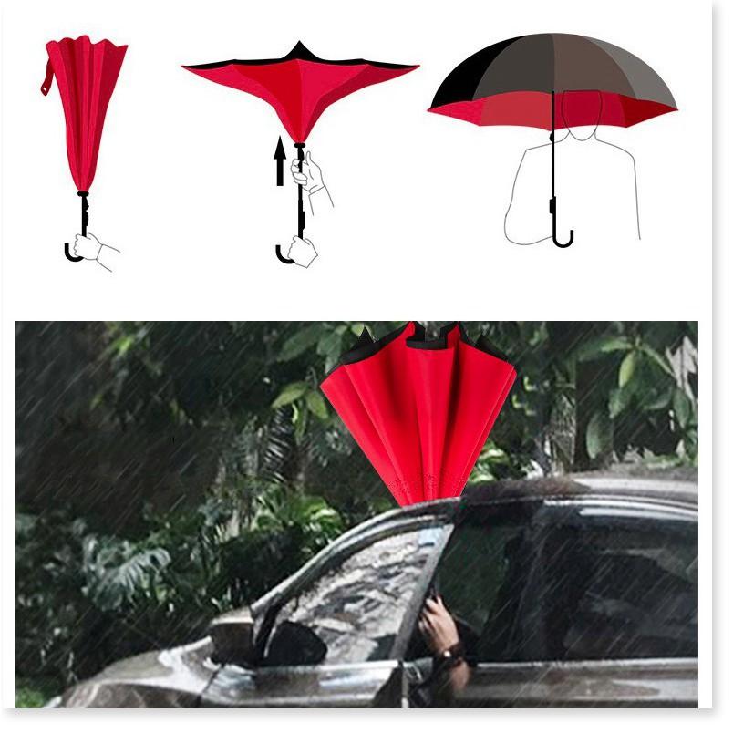 Ô dù gấp ngược thông minh đi ô tô Gia Dụng SG