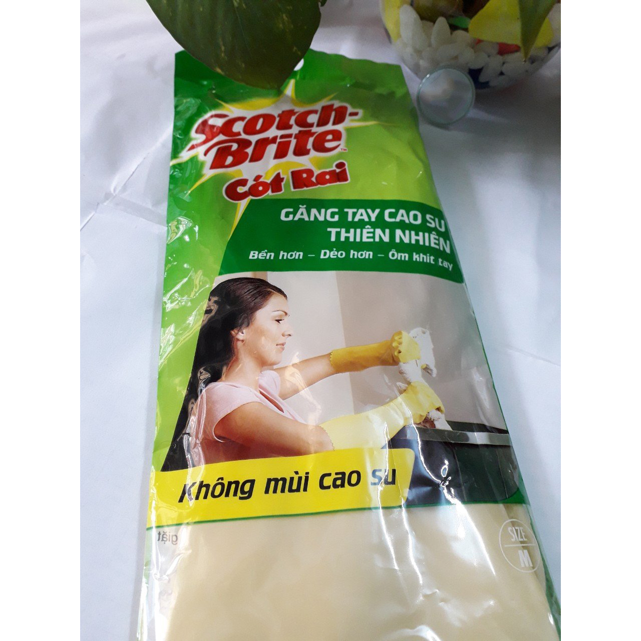 Găng tay dài Scotch Brite 3M cỡ M 26cm
