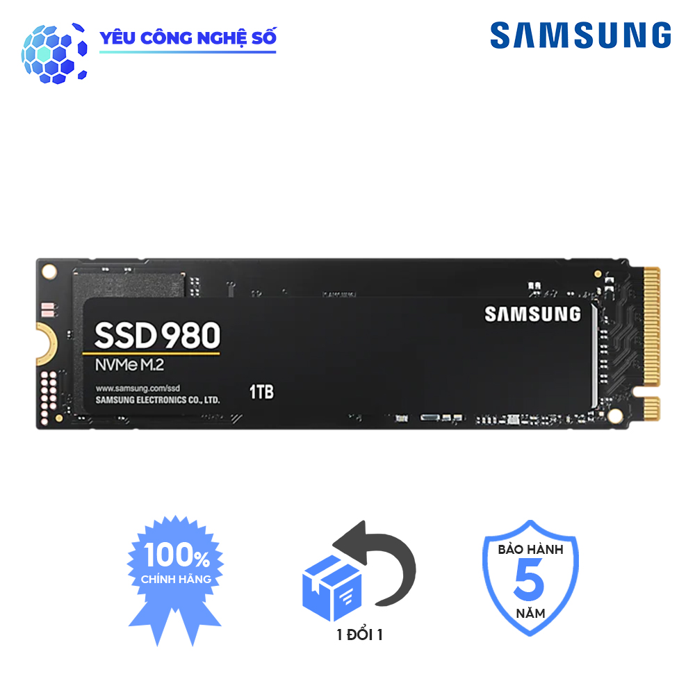 Ổ cứng Samsung SSD 980 M.2 PCIe 3.0 - Hàng Chính Hãng