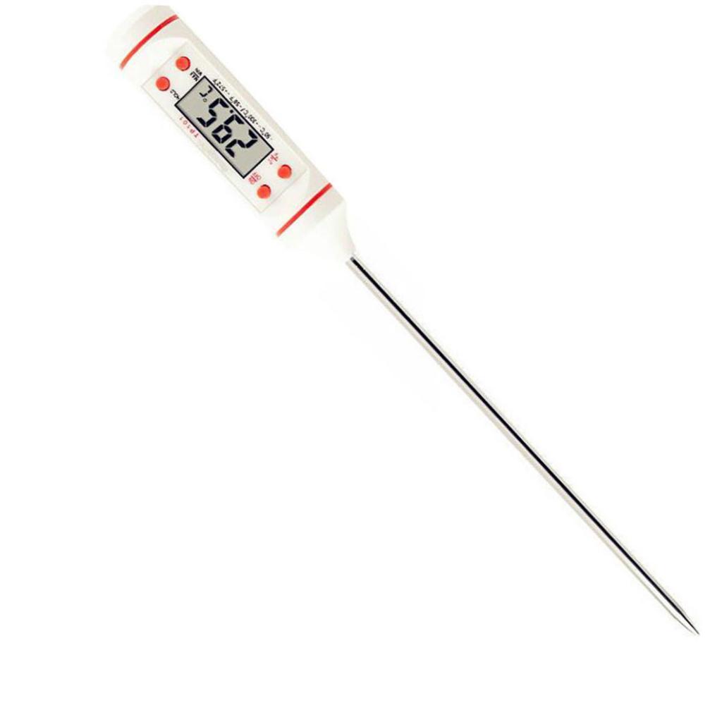 LCD Food Thermometer Kitchen Cooking Baking Temperature Sensor Probe