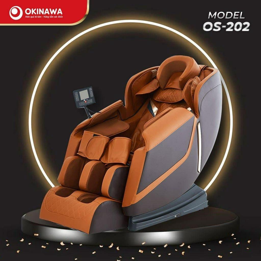 GHẾ MASSAGE OKINAWA OS 202 - CON LĂN 3D