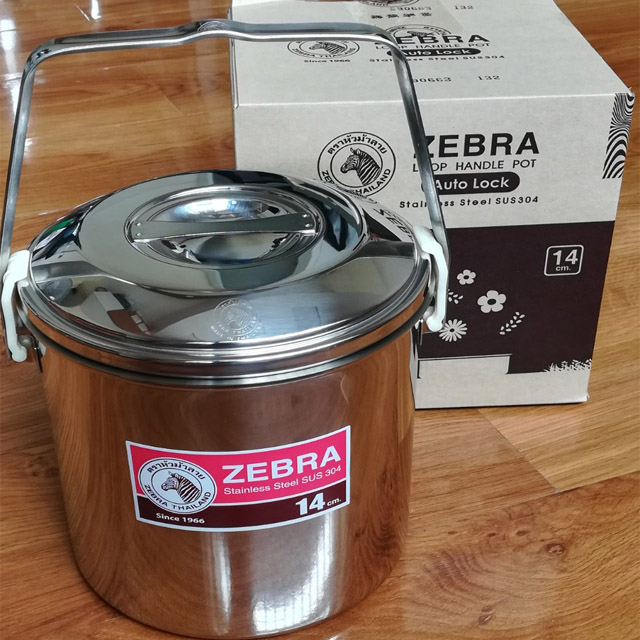 *Camen Inox Zebra Thái Lan 14cm Auto Lock-151614