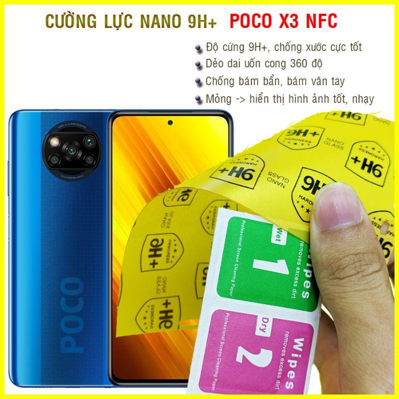 Dán cường lực dẻo nano dành cho Xiaomi Poco X3