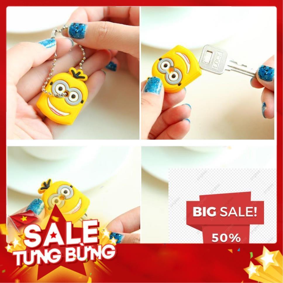 Móc khóa bọc chìa khóa hình thú hoạt hình dây đẹp dễ thương ngộ nghĩnh cute đáng yêu silicon