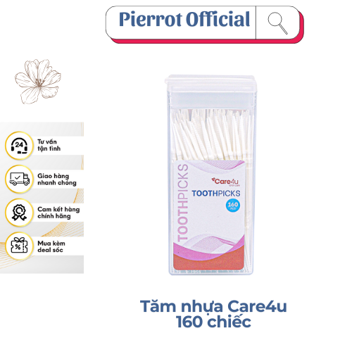 Tăm nhựa Care4u an toàn 160 chiếc