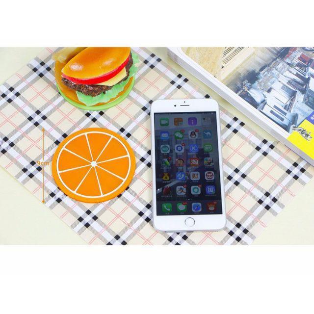 Miếng lót ly, cốc hình trái cây .