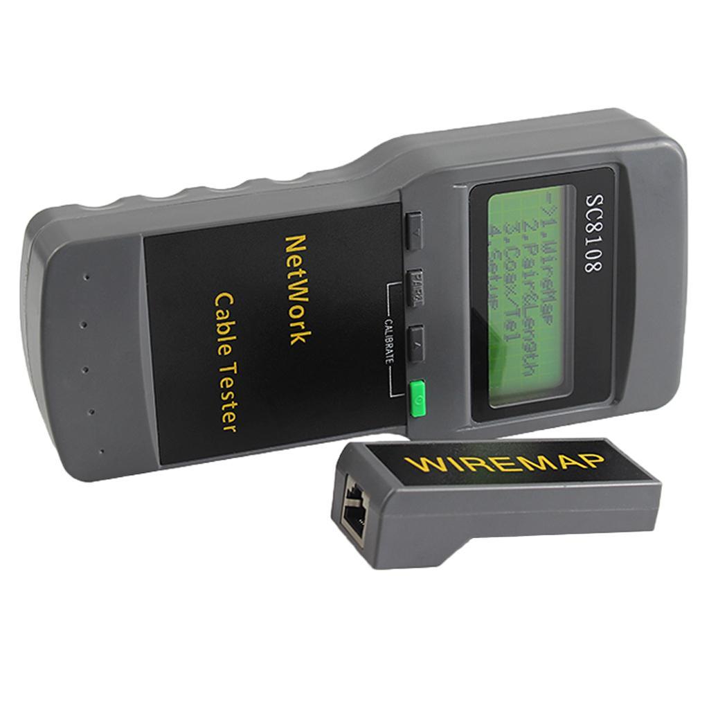 5E 6E   Network LAN Length Cable Tester Meter Tools