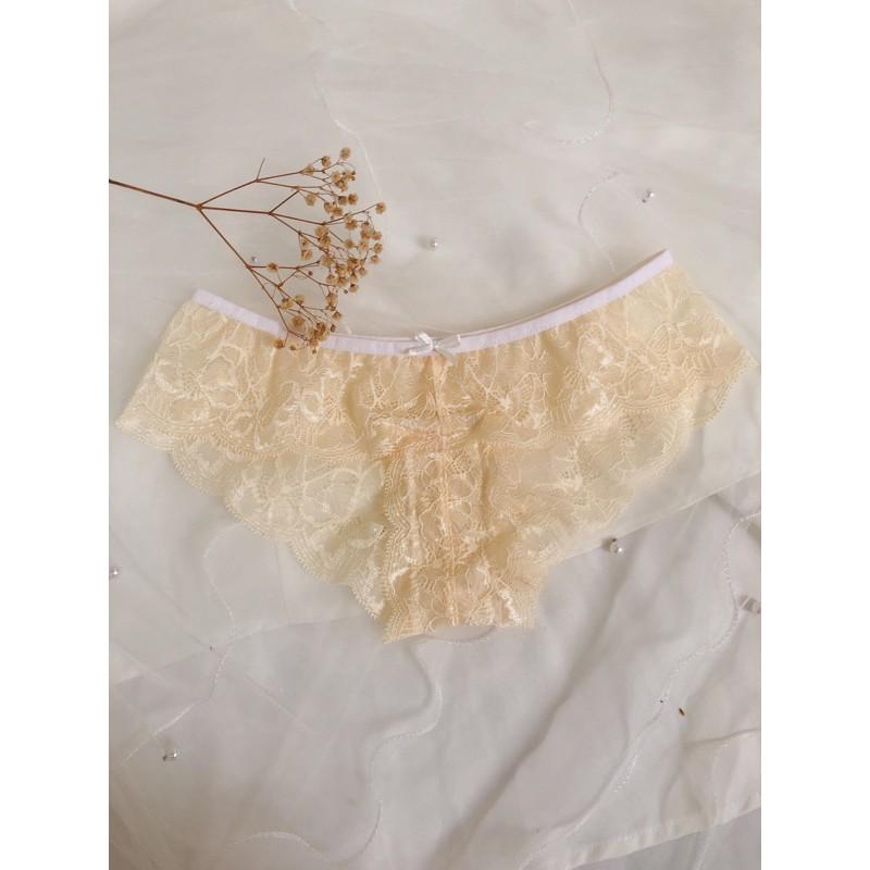 Hera nude - Set lót ren áo bra không gọng mút mỏng