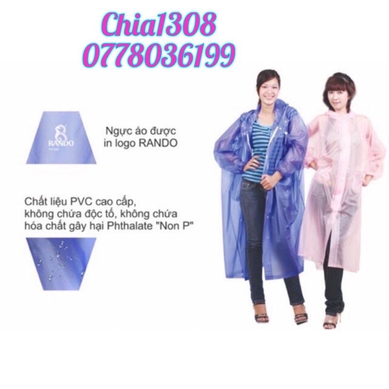Áo mưa dây kéo trong màu Rando