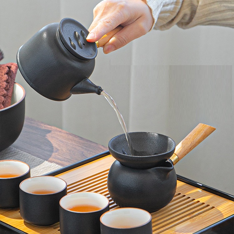 Bộ cốc chén uống trà cao cấp phong cách Nhật Bản