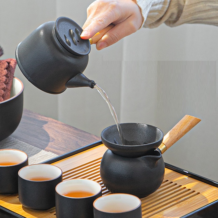 Bộ cốc chén uống trà cao cấp phong cách Nhật Bản