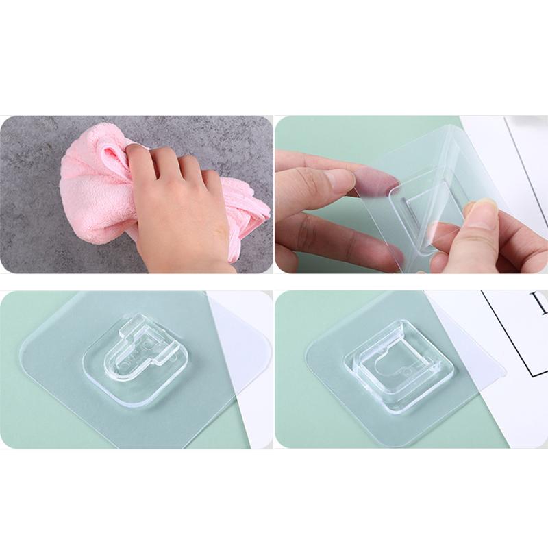 10 Cặp móc treo đồ dán tường đa năng tiện lợi