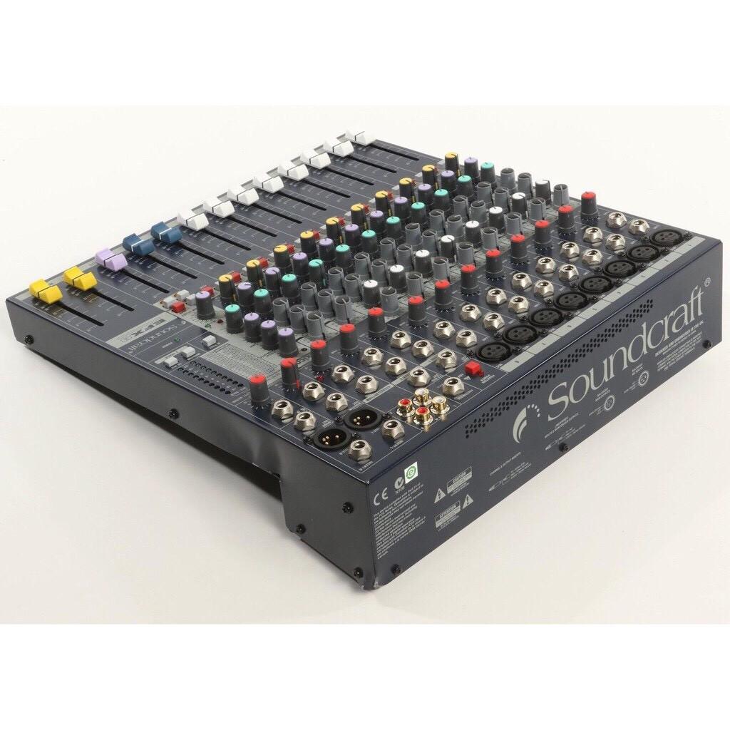 Bàn mixer soundcard CRAFT EFX8 (vang số EFX 8) hỗ trợ âm thanh hát karaoke,livetream fb, bộ vi xử lý AudioDNA