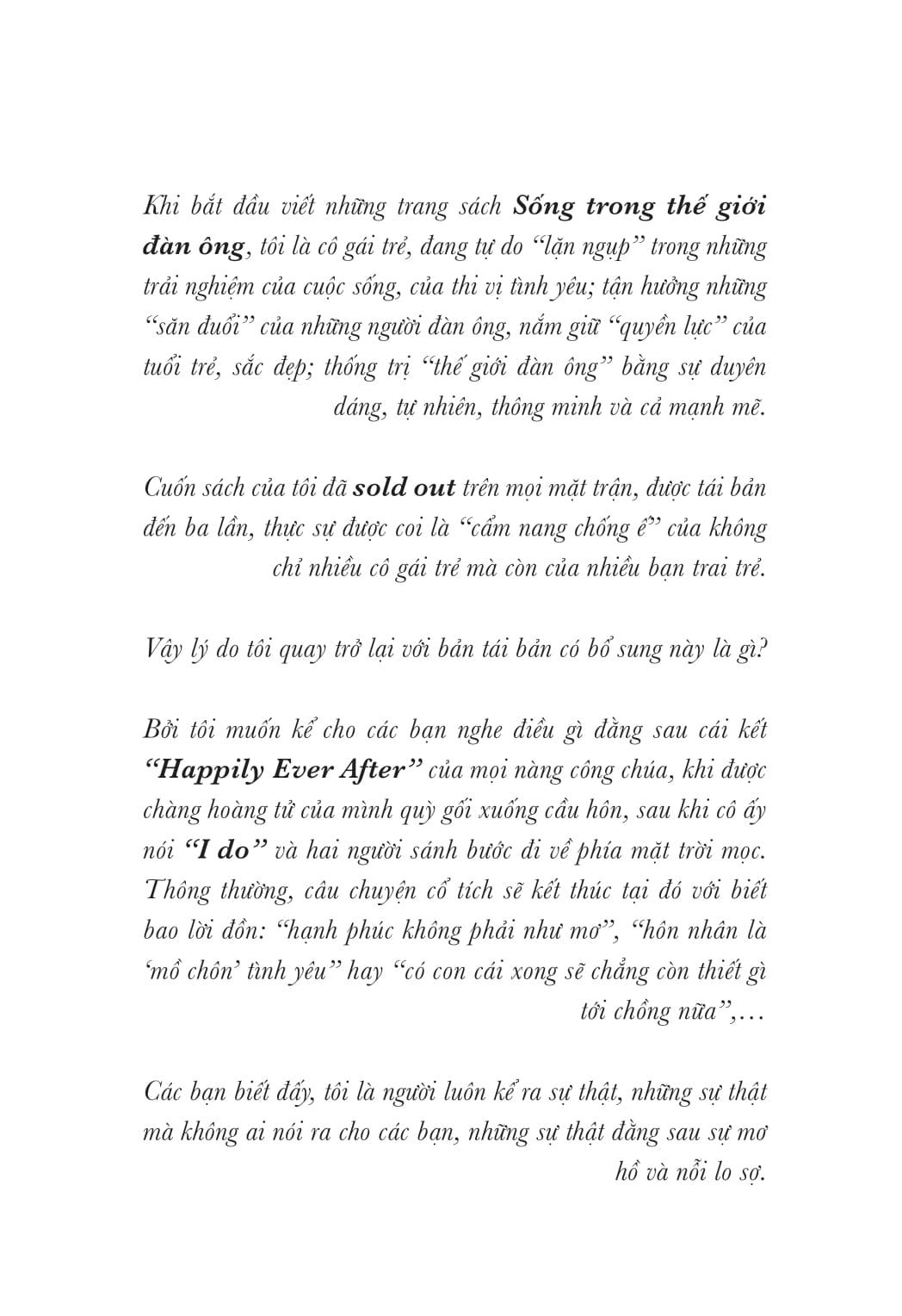 Sống Trong Thế Giới Đàn Ông (Tái Bản Lần Thứ 4 & Có Bổ Sung)
