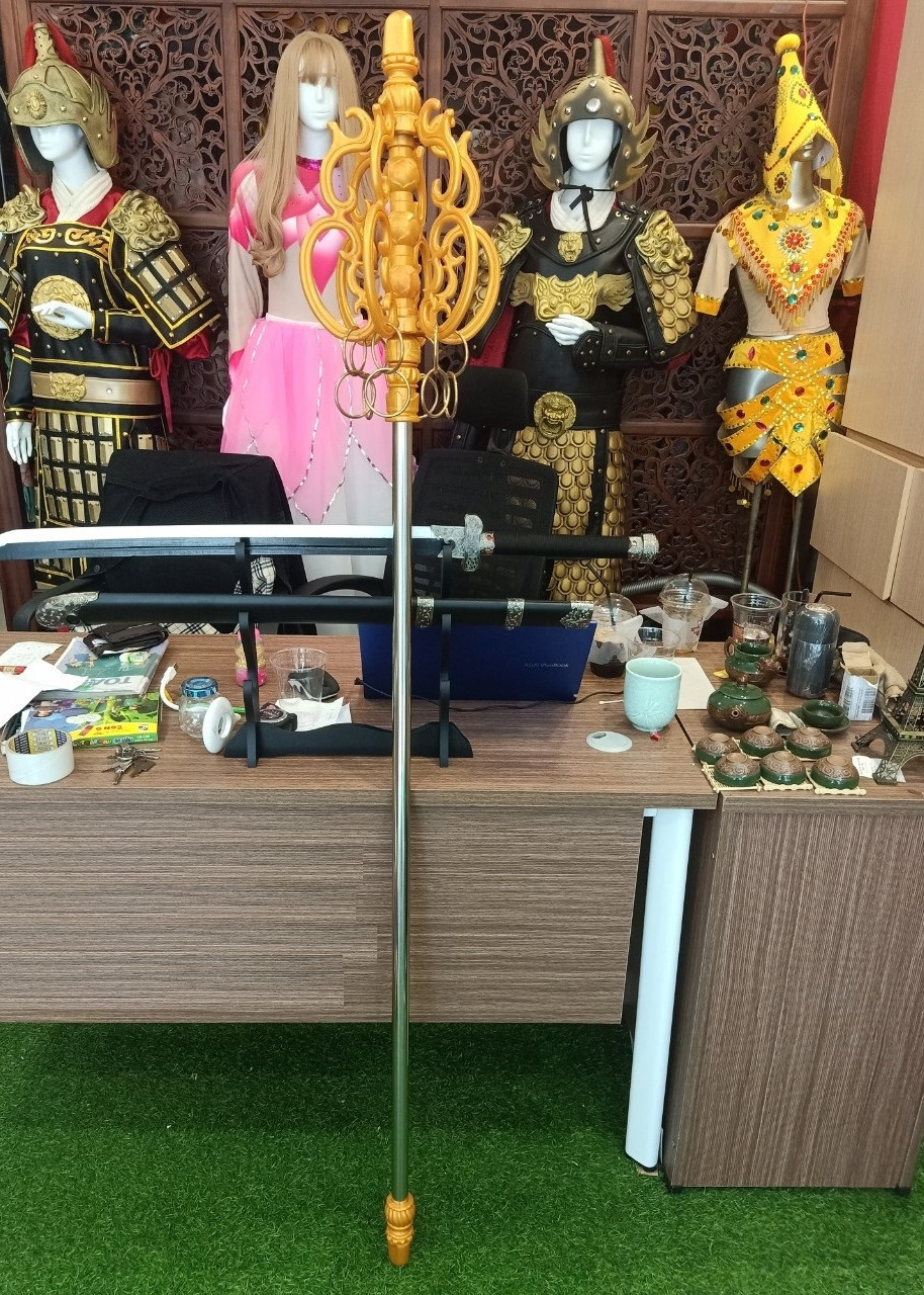 Cây Tích Trượng Của Nhà Sư Cây Tích Trượng Của Đường Tăng Có Thể Tháo Lắp Được Thuận Tiện Việc Di Chuyển