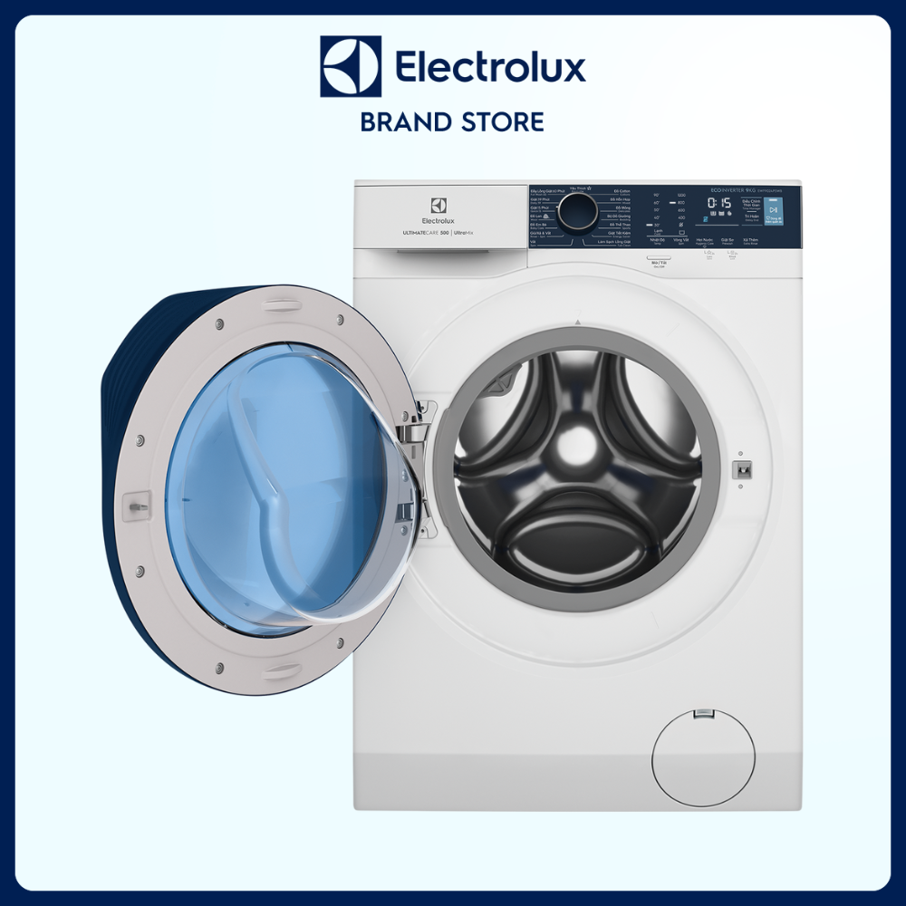 Máy giặt cửa trước Electrolux 9kg UltimateCare 500 - EWF9024P5WB - Công nghệ HygienicCare diệt 99.9% vi khuẩn, êm dịu như giặt tay, giặt sạch sâu [Hàng chính hãng]