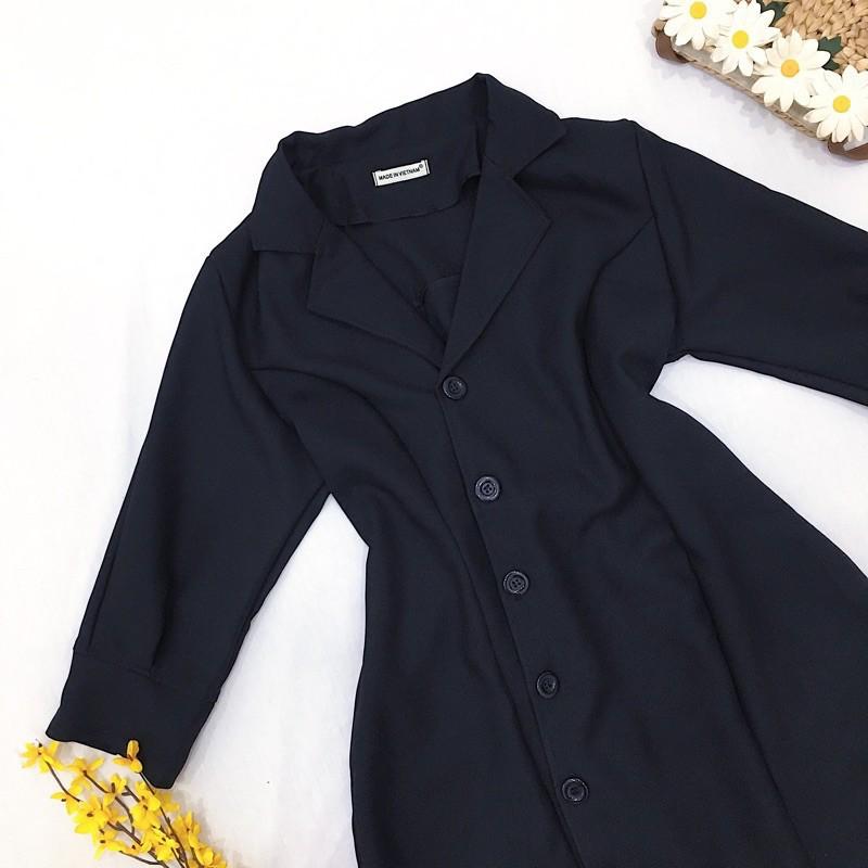Đầm Tay Lỡ Nhiều Màu Cổ Vest